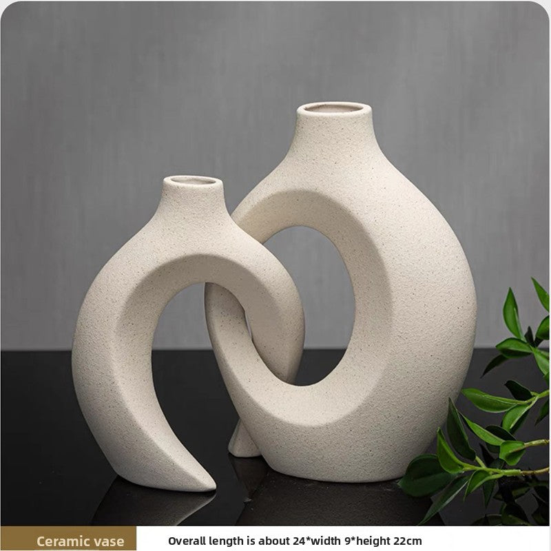 Creative ceramic vase ornaments