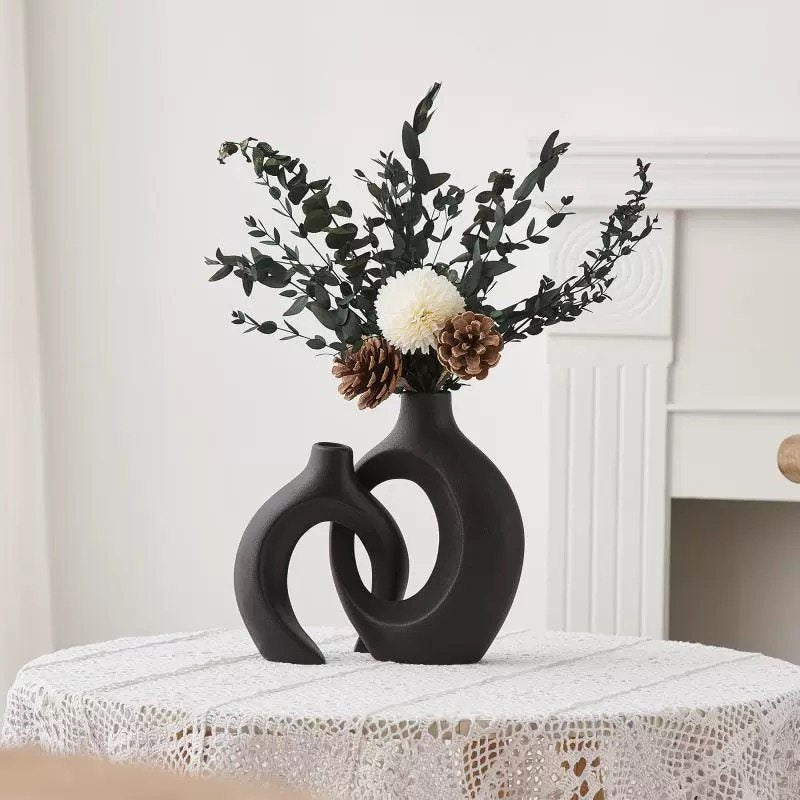 Creative ceramic vase ornaments