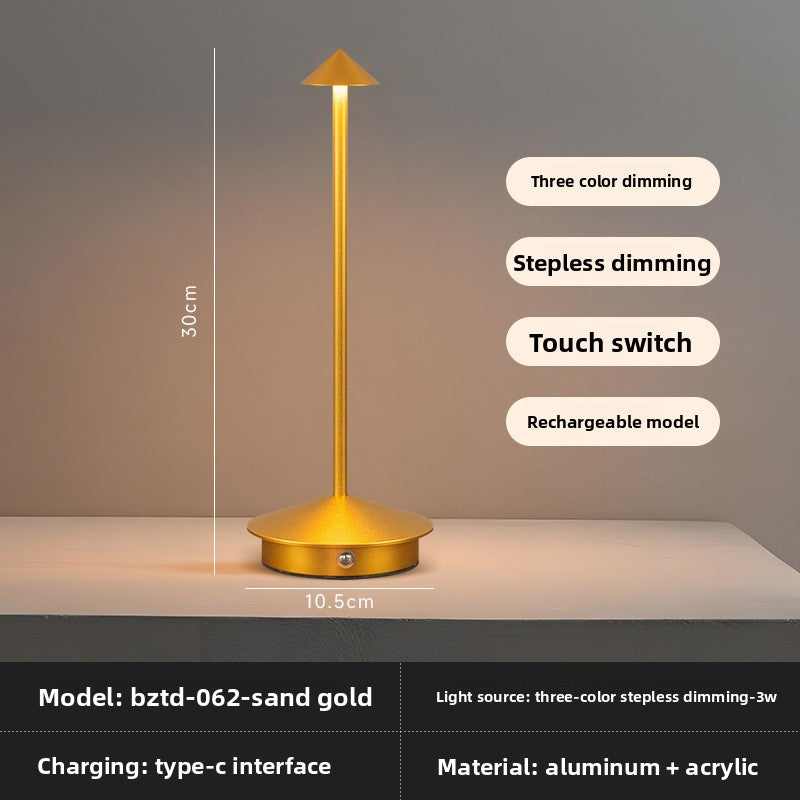 Mushroom Touch Table Lamp with USB Charging