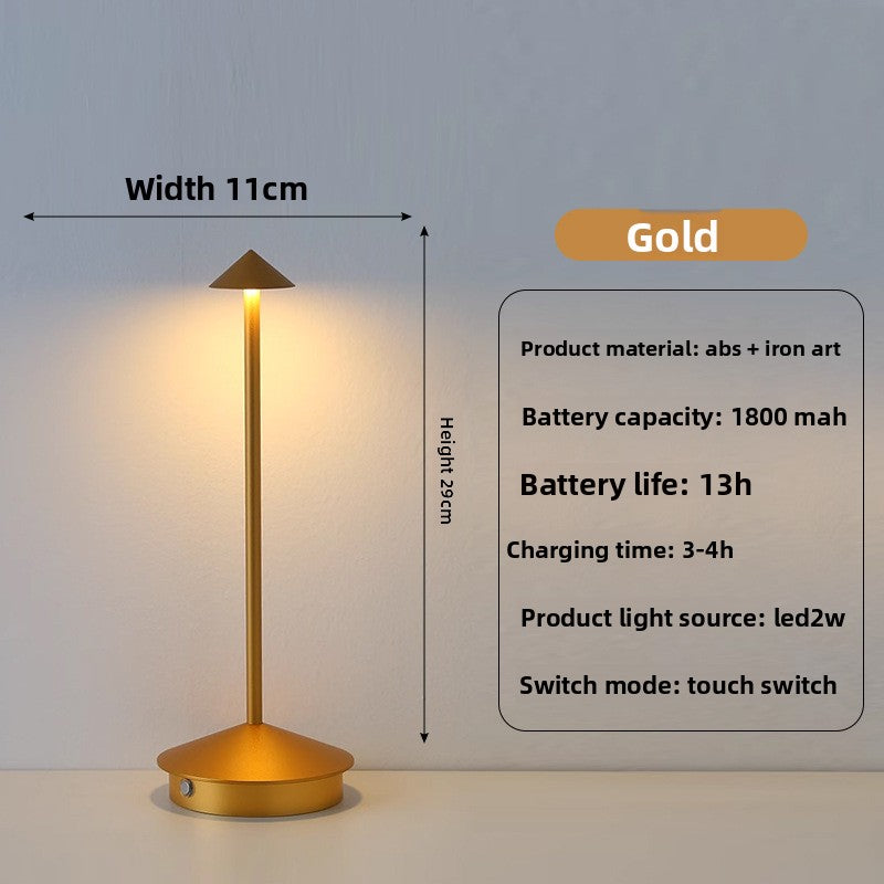 Mushroom Touch Table Lamp with USB Charging
