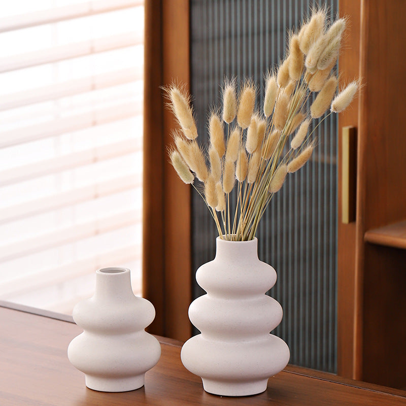 Nordic Ceramic Gourd Vase