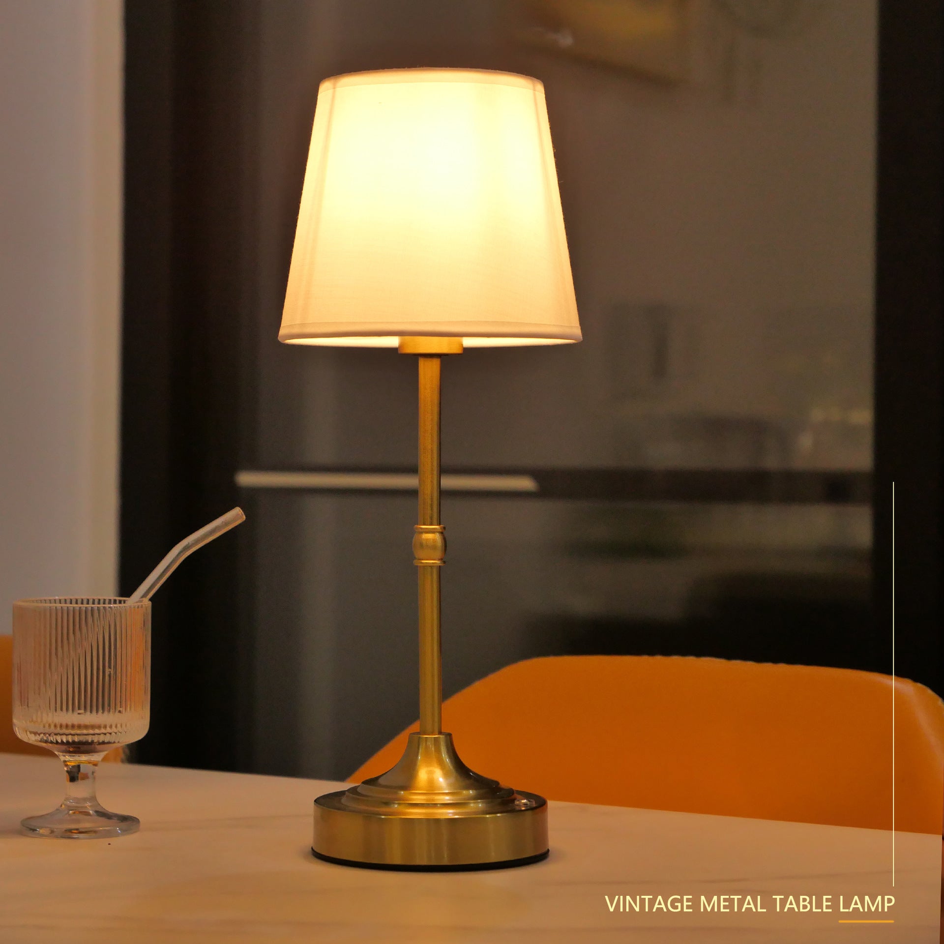 Fabric USB Touch Table Lamp Night Light