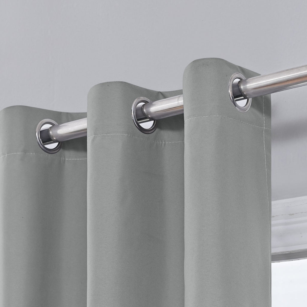 Pure Color Sun Blocking Window Curtain