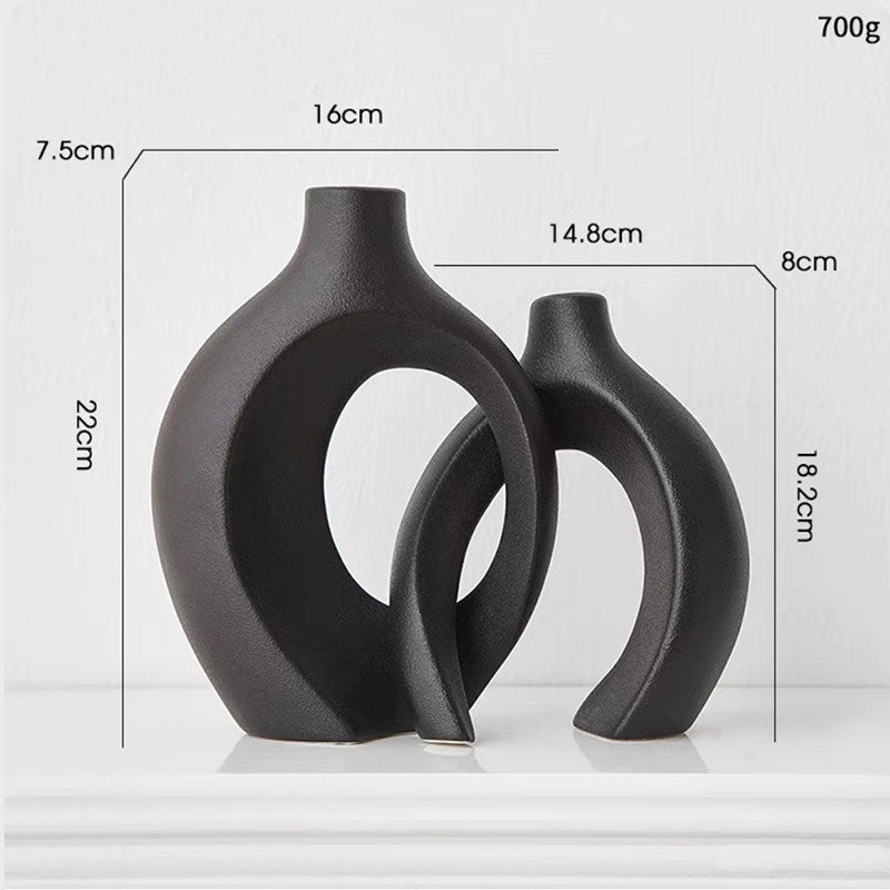 Creative ceramic vase ornaments