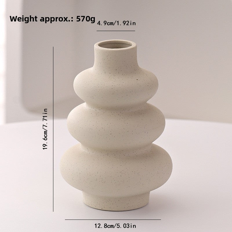 Nordic Ceramic Gourd Vase