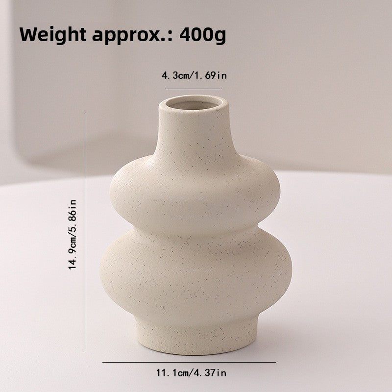 Nordic Ceramic Gourd Vase