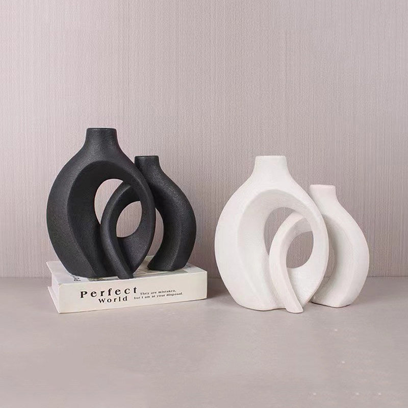 Creative ceramic vase ornaments