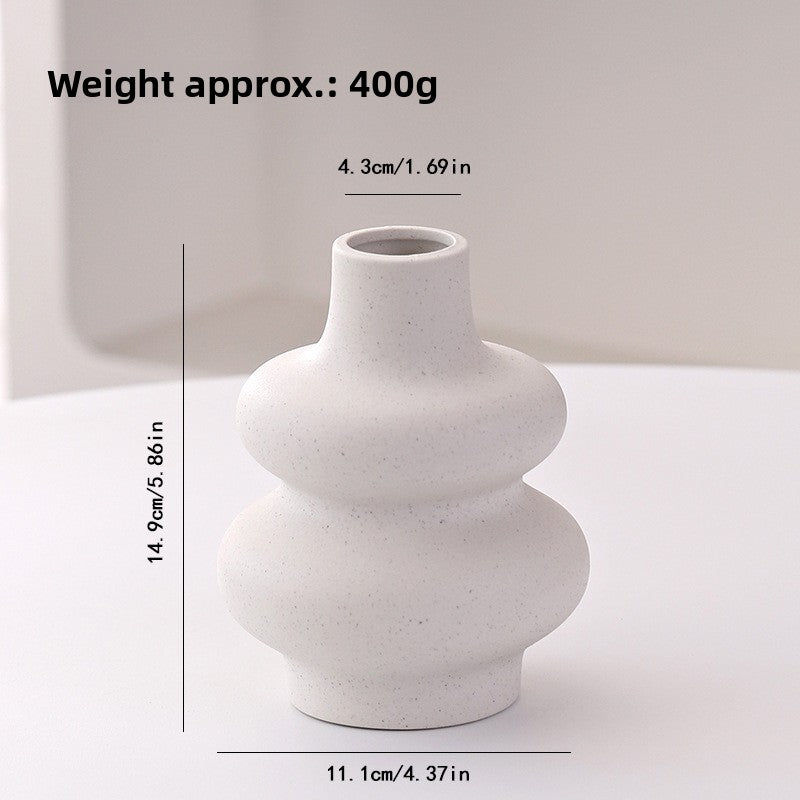 Nordic Ceramic Gourd Vase