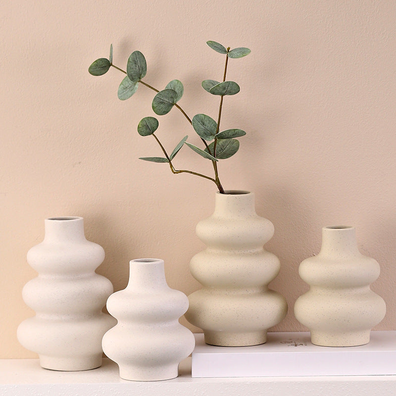 Nordic Ceramic Gourd Vase
