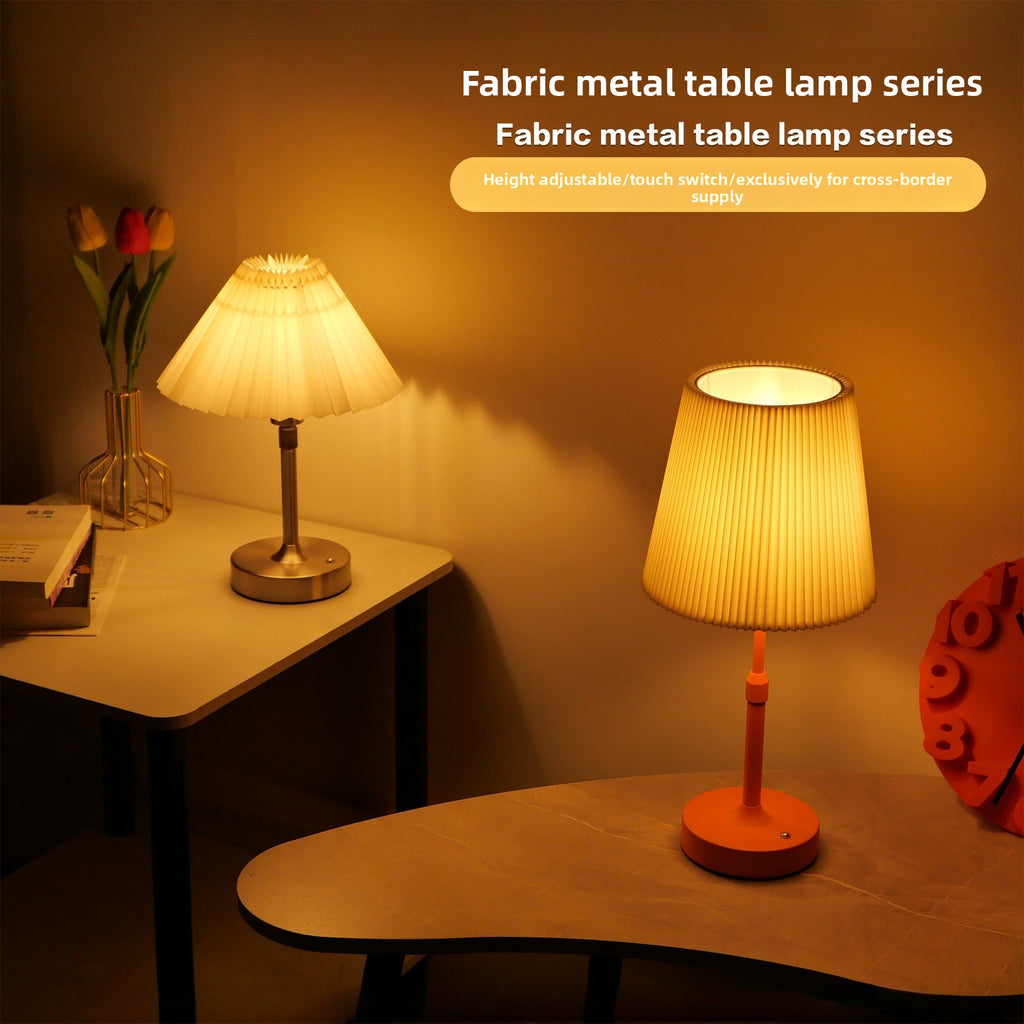 Fabric USB Touch Table Lamp Night Light